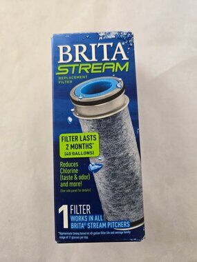 Brita Stream 2 Month Replacement Filter Single Count